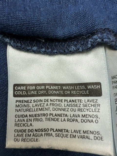 Levi's Men's Short Sleeve Blue Pocket T-Shirt Medium Cotton