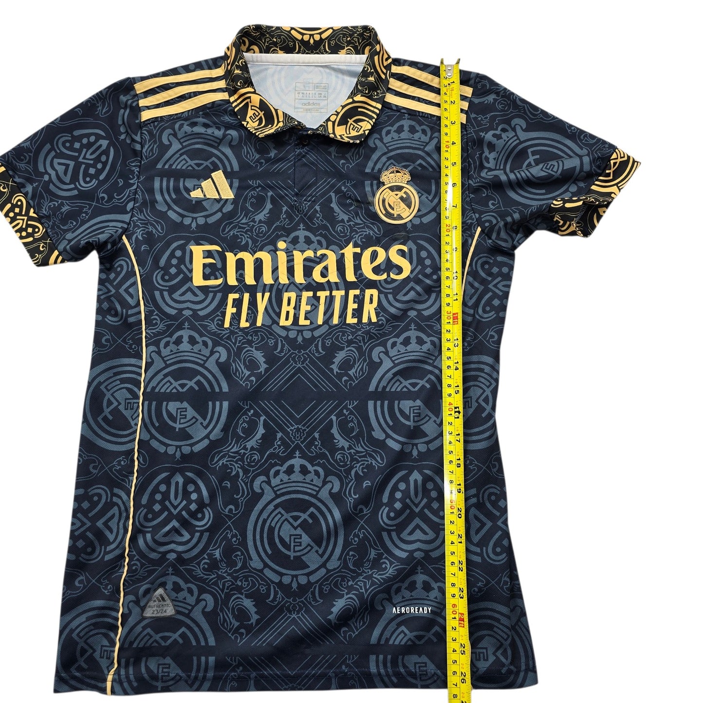 Adidas Men's Real Madrid Away Legend Ink Jersey Size 40