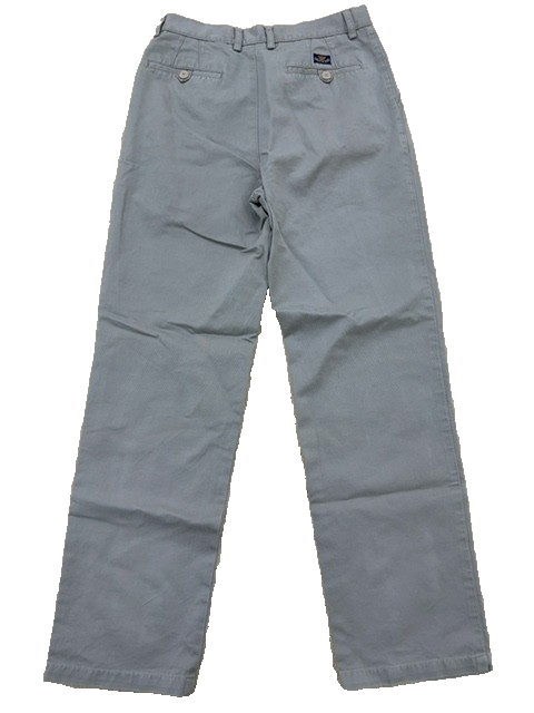 Dockers Men's Gray No Wrinkle Khaki Pants 31x32 Classic Fit