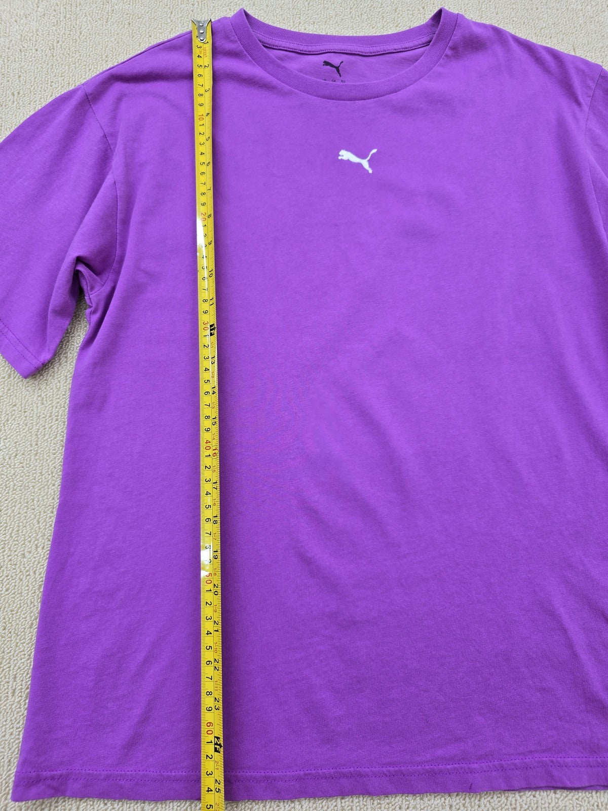 Puma Oversized Purple Short Sleeve T-Shirt M Unisex
