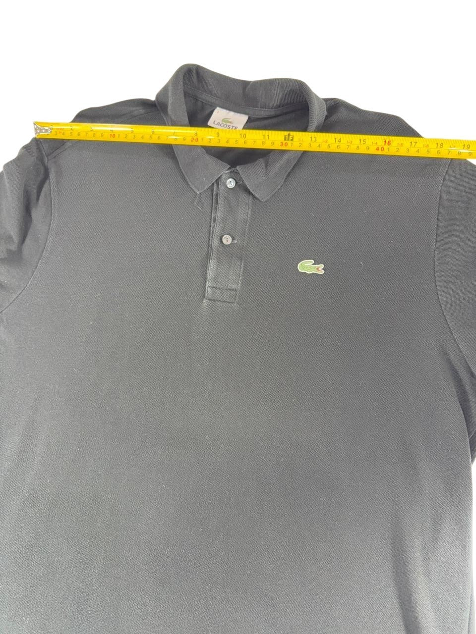Lacoste Men's Long Sleeve Polo Shirt Size 7 Classic Crocodile Logo