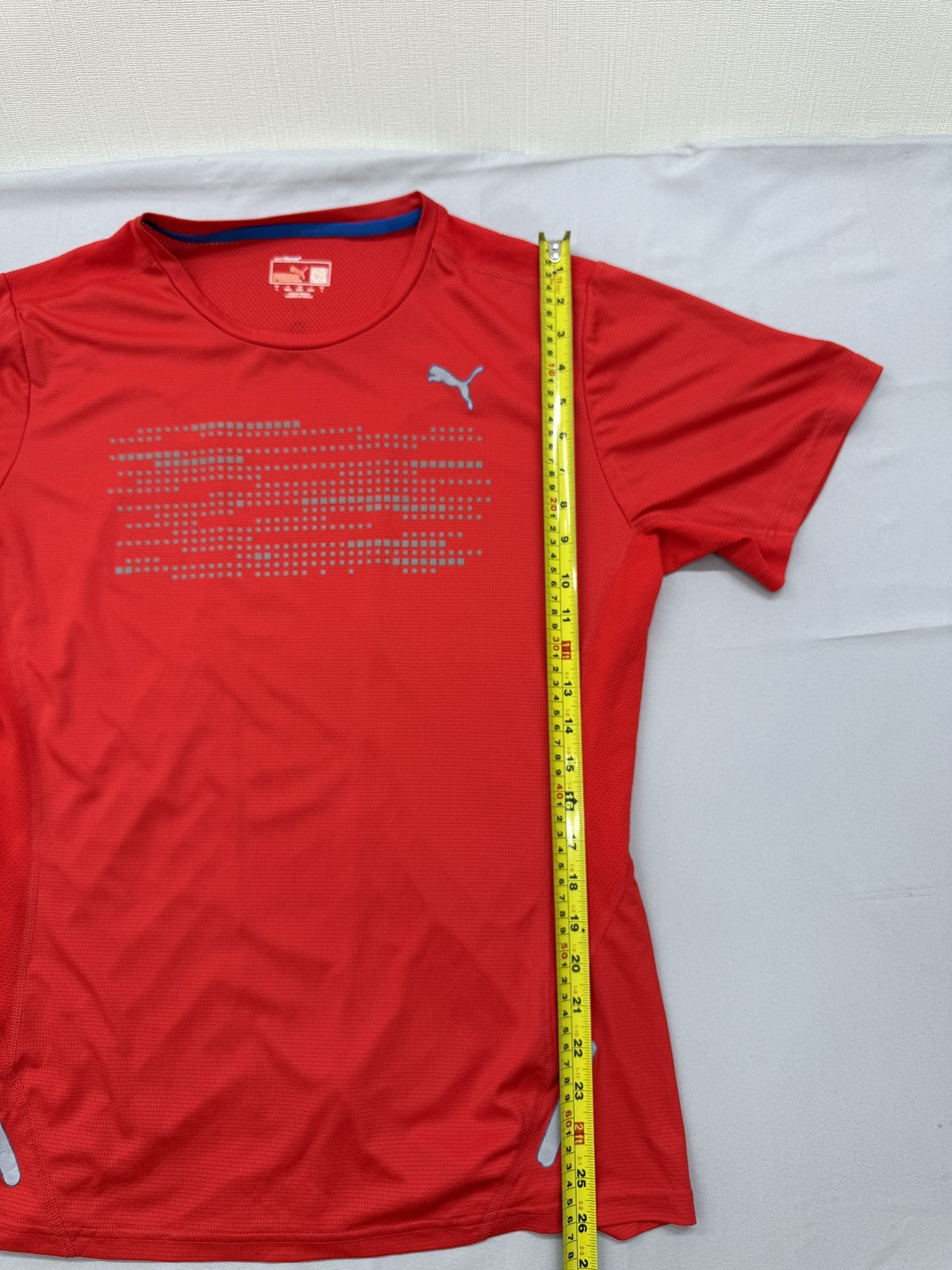Puma Men's Red L Short Sleeve dryCELL Sportlifestyle T-Shirt