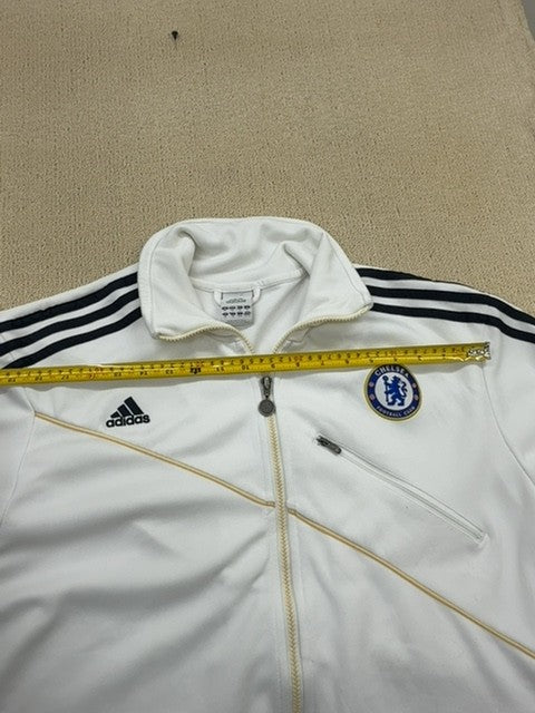 Adidas Men's White Chelsea FC Track Jacket XL