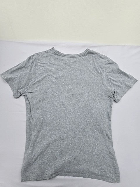 Nike Men's Gray T-Shirt – Size M, Short Sleeve, Cotton – Ref 5CAA8