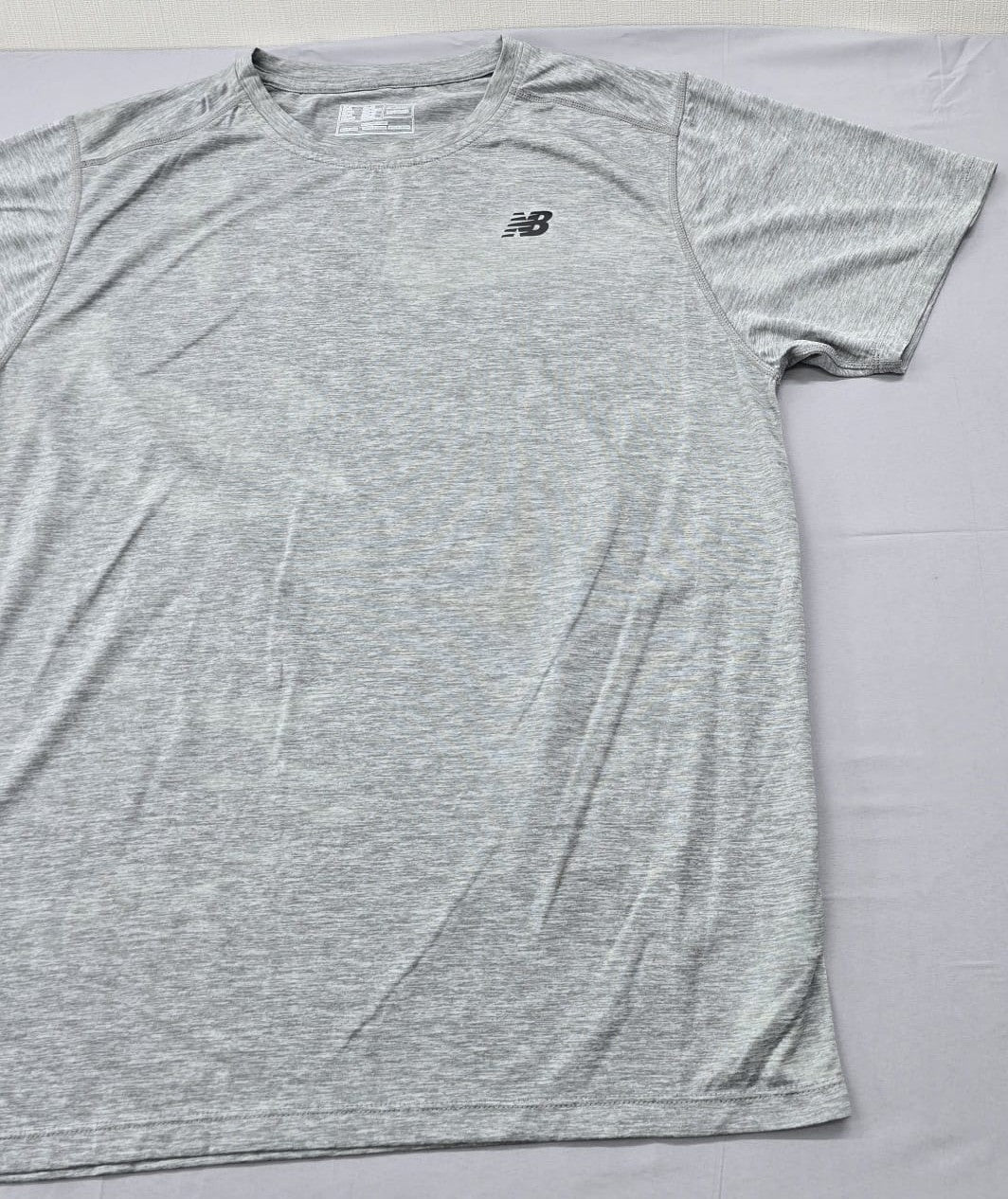New Balance Men's Gray NB DRY T-Shirt XL Short Sleeve