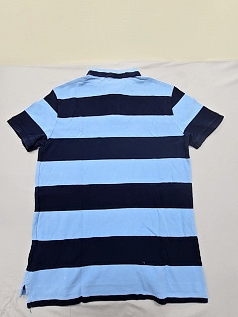 Polo Ralph Lauren Men's Multicolor Polo Shirt – Size M, Slim Fit, Striped – Ref 11A25