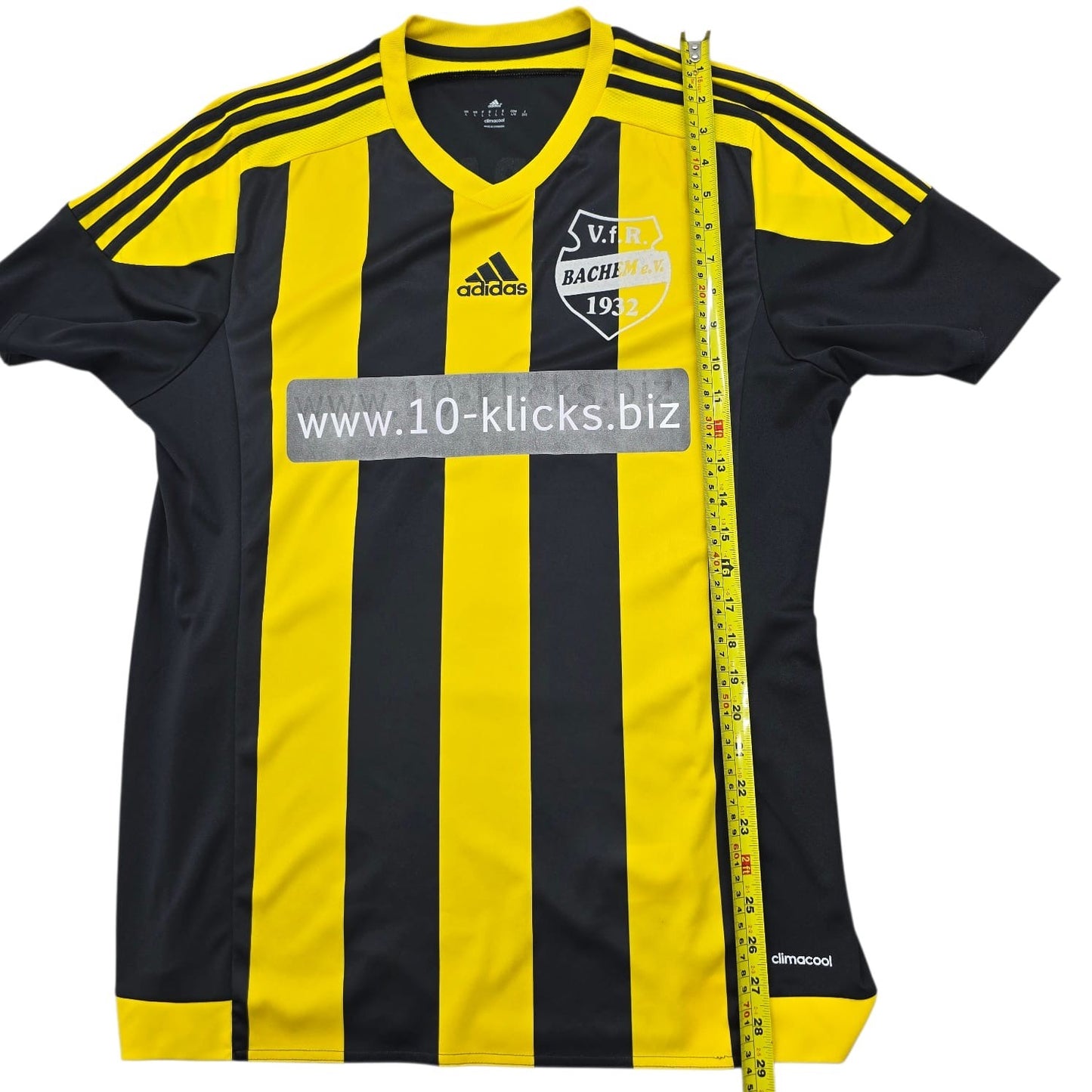 Adidas Women's Black Yellow Soccer Jersey(#11) Size L VfL Bachem