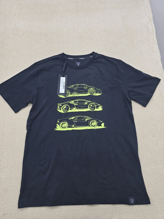 Lamborghini Men's Black Jersey – Size XL, Crewneck crewneck Crewneck One-off