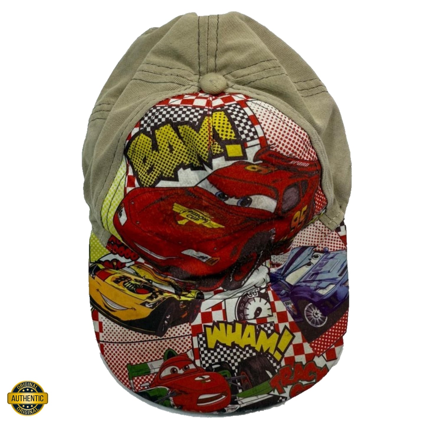 Kids Unisex Disney Pixar Cars Lightning Mcqueen Baseball Cap Comic Print Kron