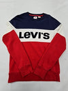 Levi's Men's Multicolor Sweatshirt – Size S, Colorblock, Crew Neck
