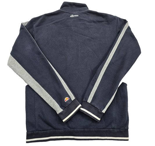 Ellesse Men's Navy XXL Track Jacket Full Zip Hooded Reflective