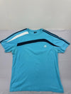 Adidas Adicolor Classics Turquoise Stripe 3XL Men's Cotton T-Shirt 3 Stripes