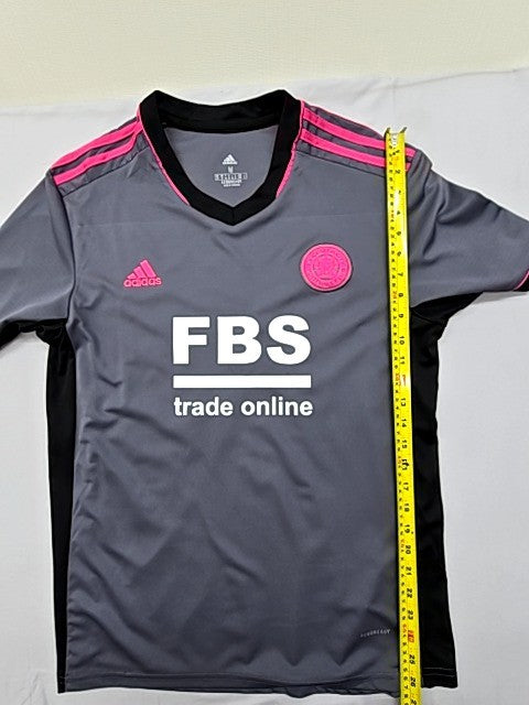 Adidas Men's M Grey Striped Player Issue Football Shirt AeroReady