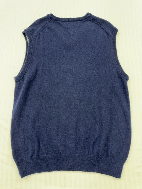 Tommy Hilfiger Men's Navy Sweater – Size M, V-Neck