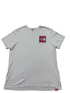 The North Face Men's White T-Shirt – Size XL, Logo, Short Sleeve