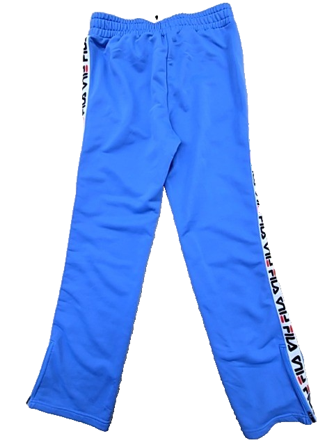Fila Men's Blue Track Pants Size S 100% Polyester