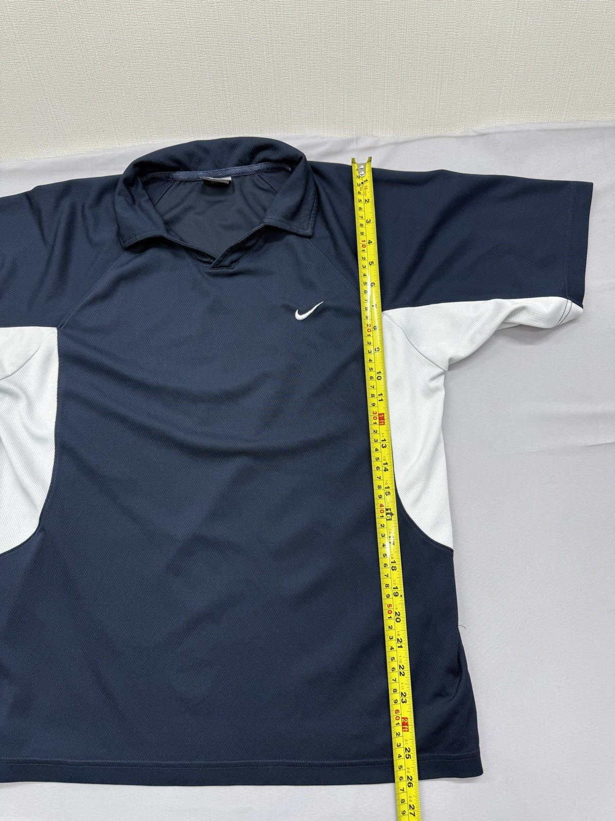 Nike Men's XXL Black/White Dri-FIT Golf Polo Short Sleeve
