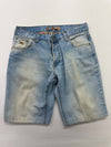 Burberry Boys Light Blue Denim Shorts Size 34 Regular Comfort Fit