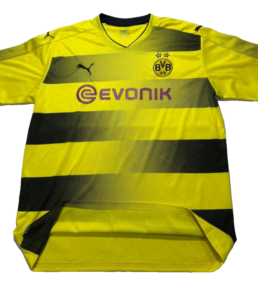 Borussia Dortmund 2017 2018 Home Shirt Football Soccer Jersey Men's | XXL