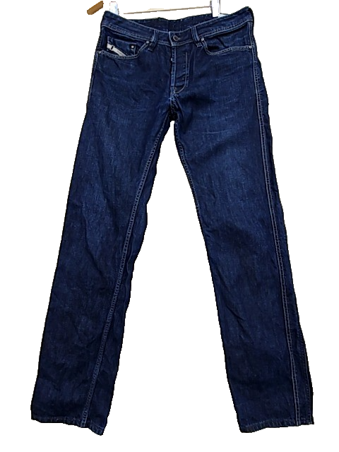 Diesel Dughan Straight Leg Jeans Men 28 Dark Blue 5 Pocket Button Fly