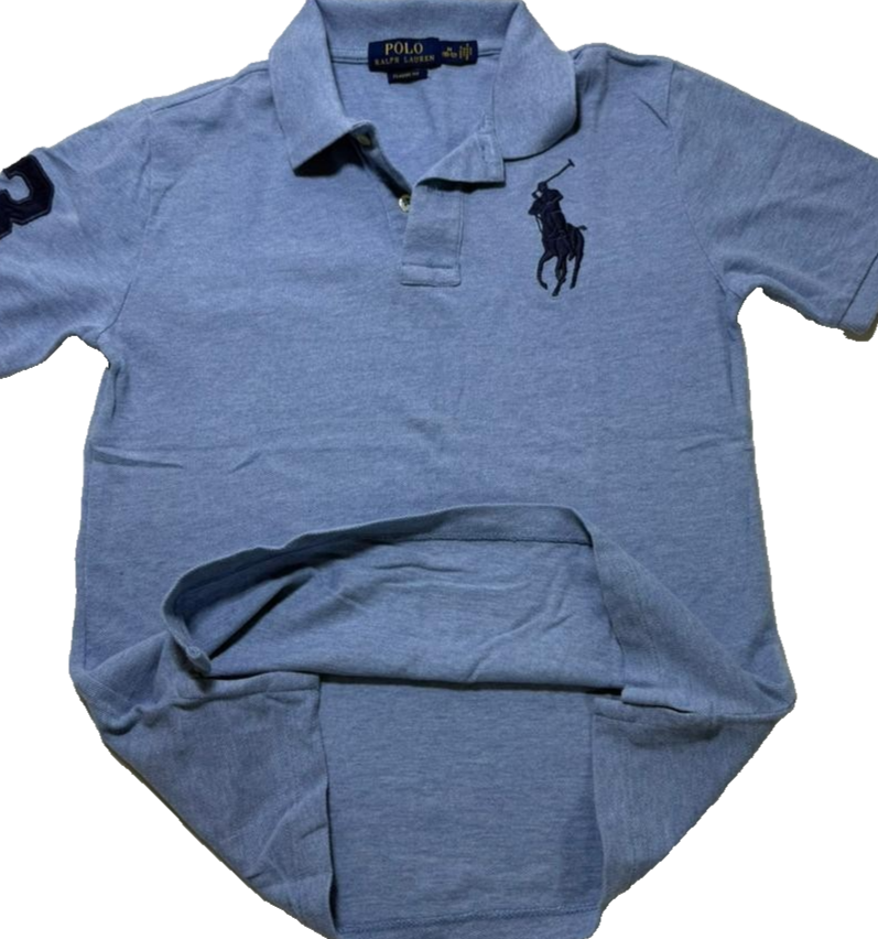 Polo Ralph Lauren Classic Fit Boys Polo Shirt Blue Size M (1012)