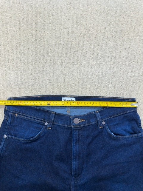 Wrangler Men's Blue Straight Denim Jeans W36 L30 Regular Fit
