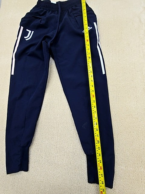 Adidas Unisex Juventus Navy Track Pants XS Drawcord Tapered