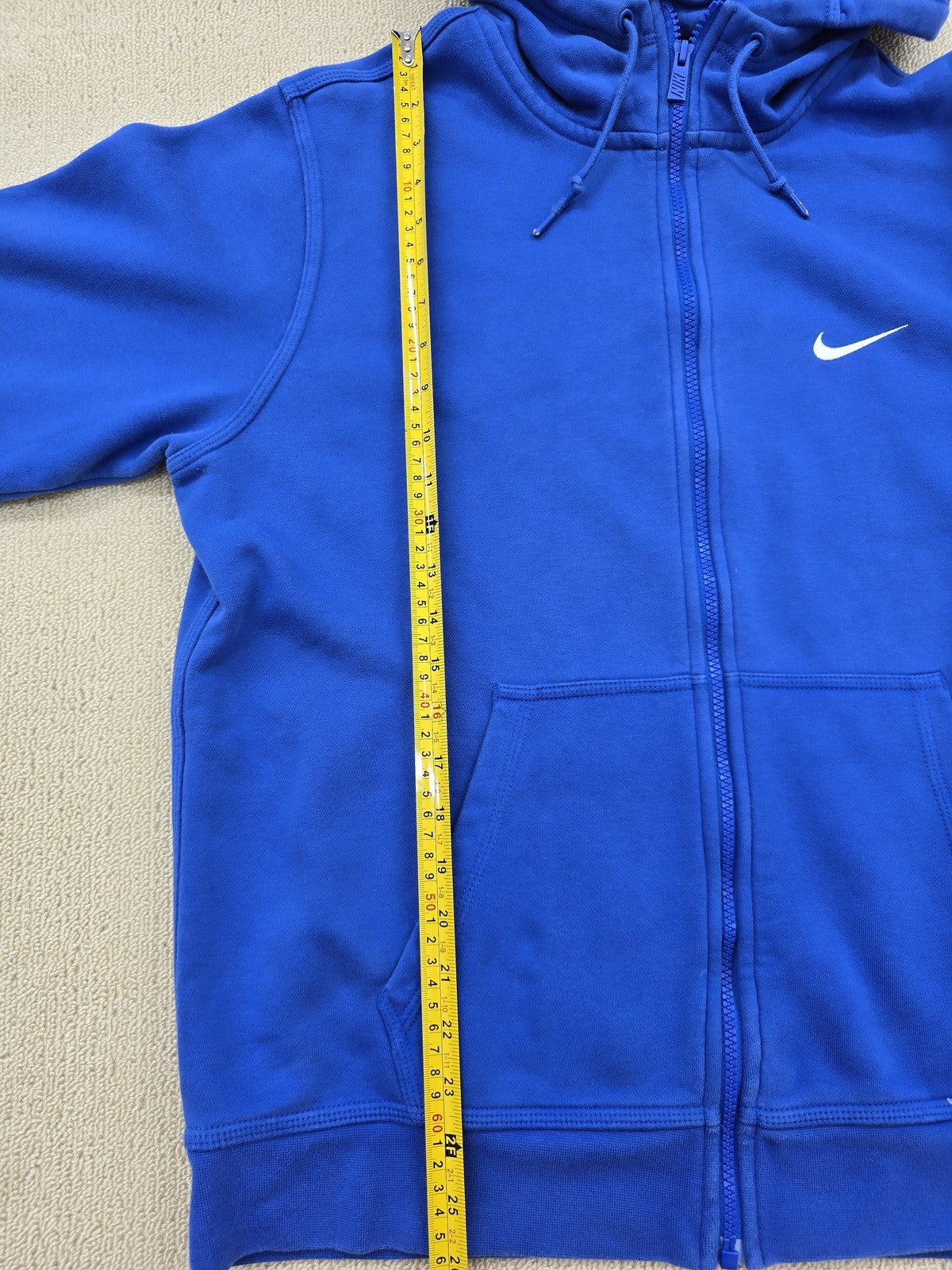 Nike Sportswear Club Fleece Full Zip Blue Hoodie L