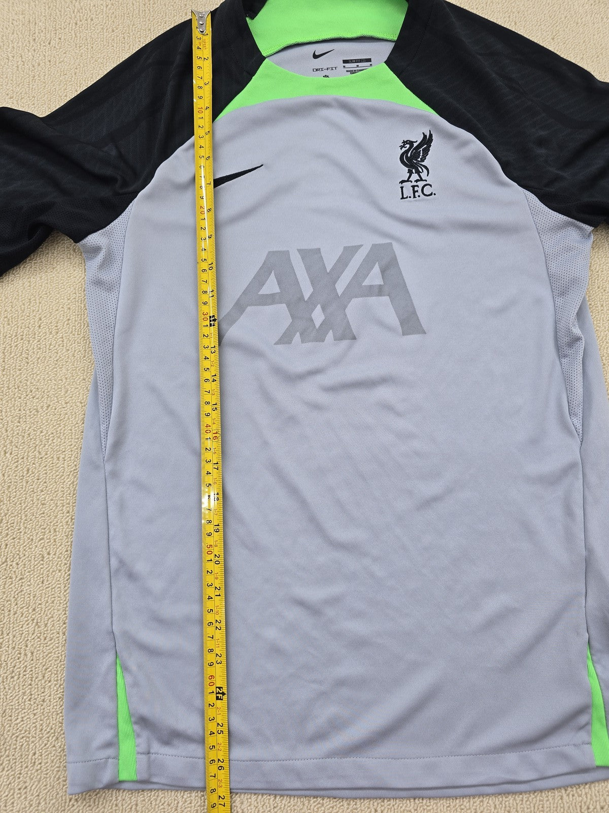 Nike Liverpool FC Dri-FIT Slim Fit Training T-Shirt M Grey