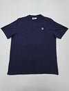 FILA Men Navy Graphic Cotton Crew Neck T-Shirt Size L - Regular Fit