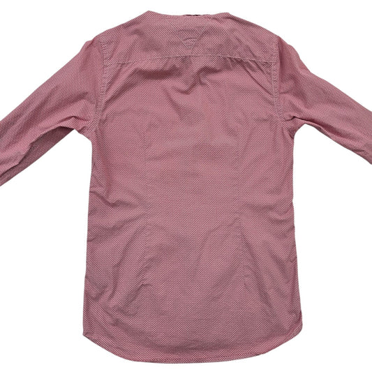 Tommy Hilfiger Men's Pink Shirt – Size S, Slim Fit, Long Sleeve
