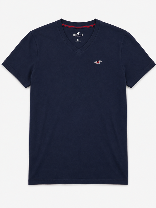 Hollister Men Navy T-Shirt size L product image 2
