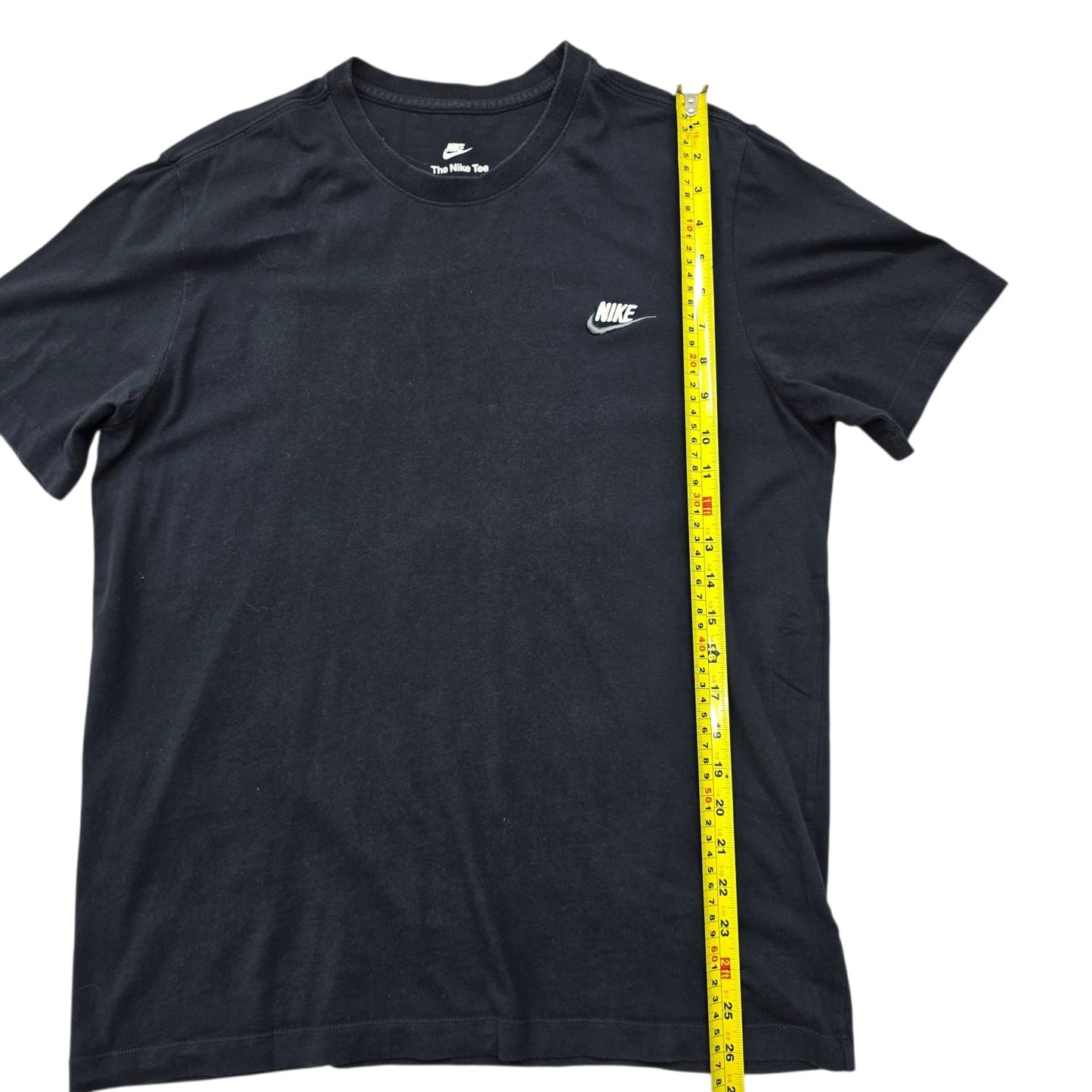 Nike Men's Black Embroidered Swoosh The Nike Tee T-Shirt L