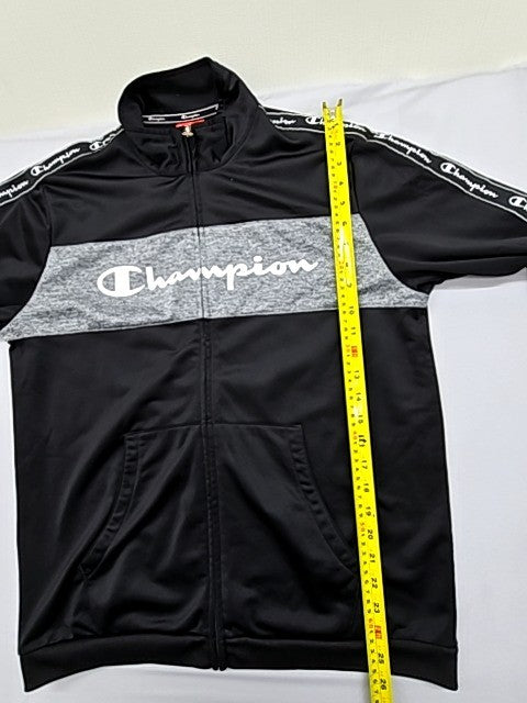 Champion Men's Black Track Jacket 2X-Large Big & Tall