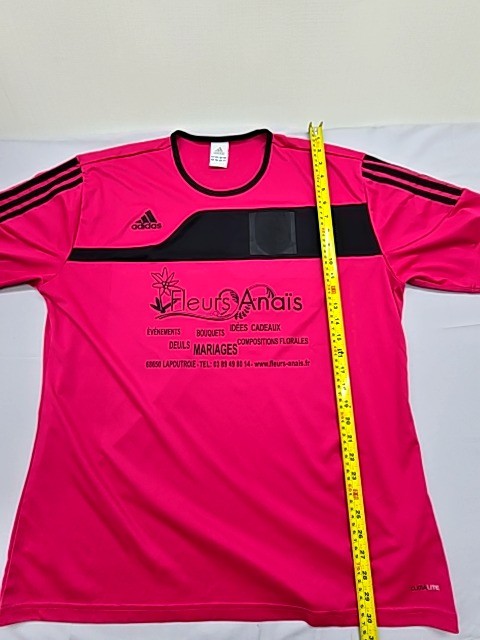 Adidas Pink Jersey Short Sleeve Crew Neck XL Unisex Adult