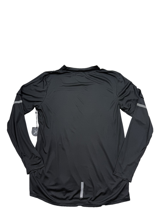 Kenneth Cole Men's Black T-Shirt – Size L, Long Sleeve