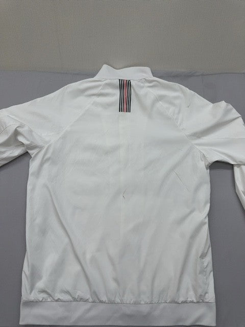 Ea7 Emporio Armani Men's White XL Activewear Zip Jacket