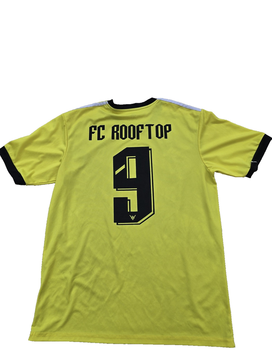 Adidas Men's Yellow Jersey – Size L, Moisture-Wicking Mesh moisture wicking
