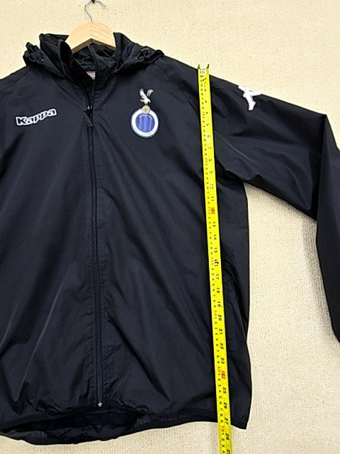 Kappa Inter Milan Hooded Sport Jacket Men's XX Large Black Zip