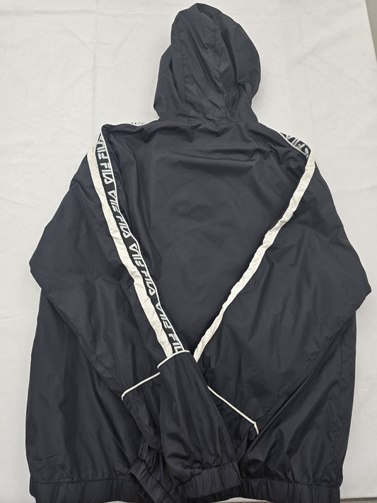 Fila Men's Multicolor Jacket – Size XL, Hooded, Windbreaker