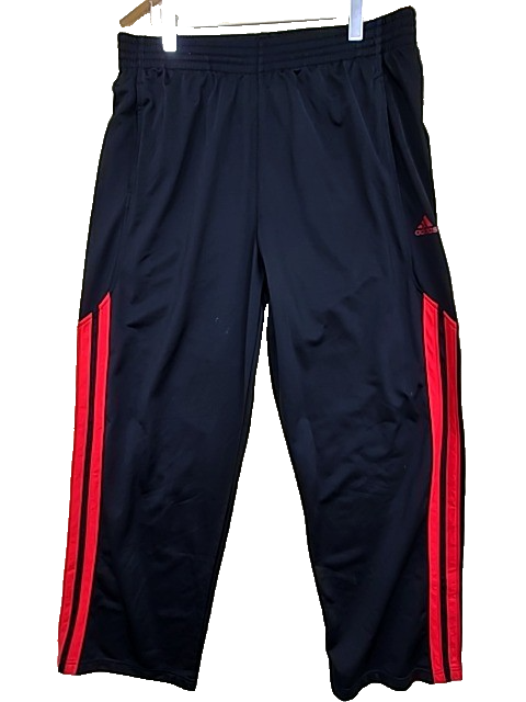 Adidas Men's Multicolor Track Pants – Size XL, Striped