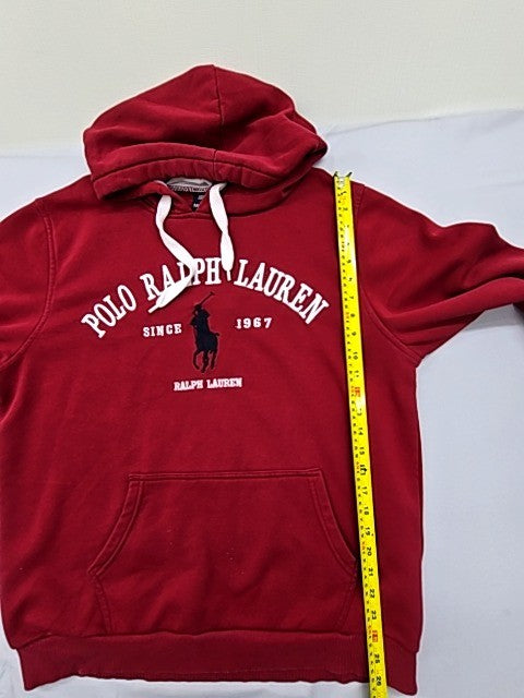 Polo Ralph Lauren Red Fleece Pullover Hoodie XXL Men Embroidered Logo