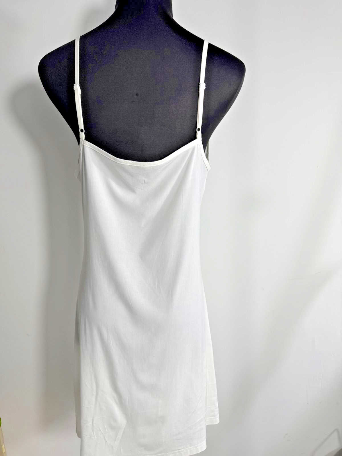 Women's Basic Adjustable Spaghetti Strap Cami Under Mini Dress