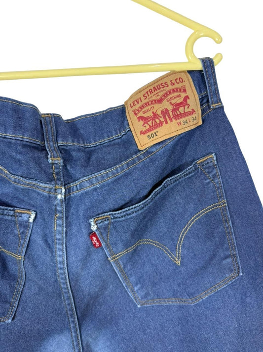 Levi's Men's Blue Shorts – Size W34 L34