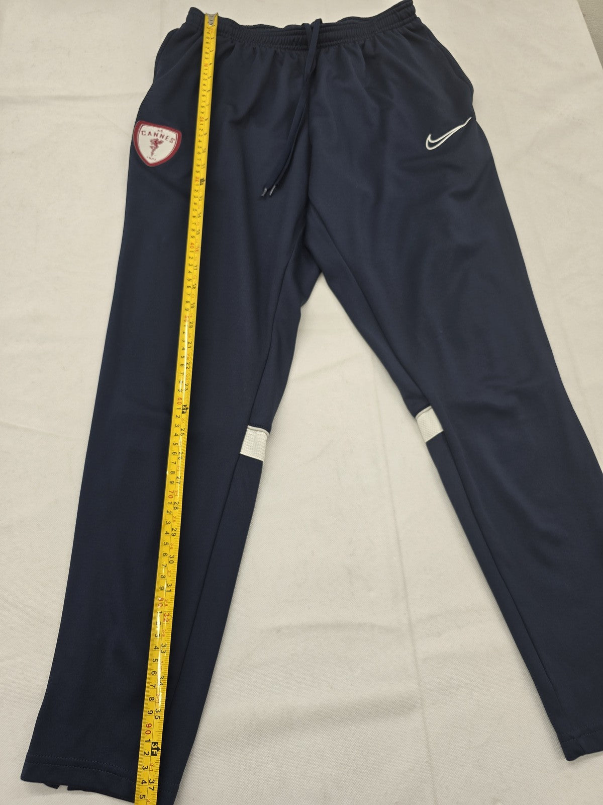 Nike Men's Navy Dri-FIT Soccer Tapered Pants L Drawstring