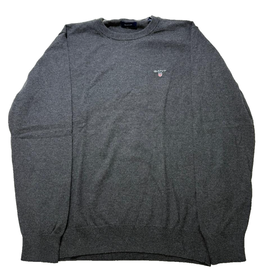 GANT Men's Super Fine Lambswool Crew Neck Sweater - Size L