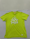 Kappa Men's Green T-Shirt – Size L, Large Print Crewneck large, Graphic
