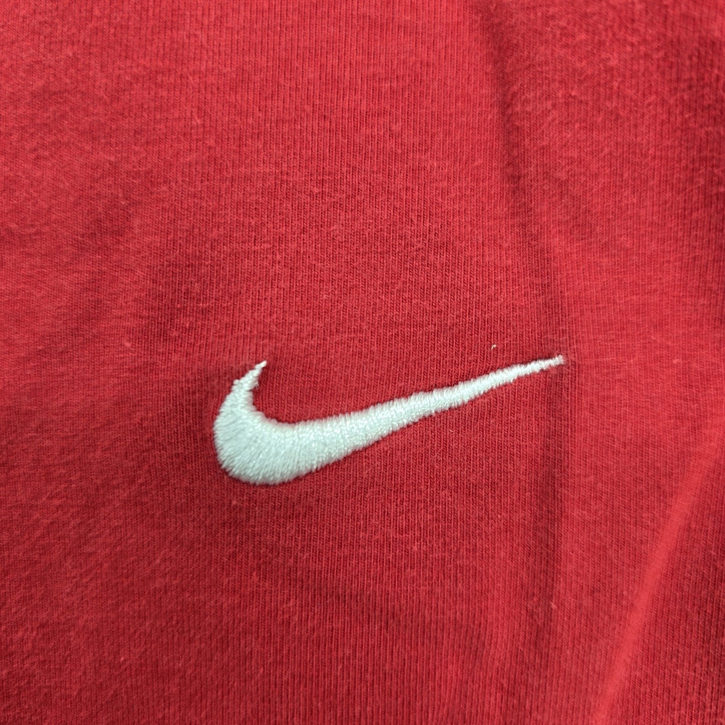 Nike Women's Red Sleeveless Tank Top Size M Cotton Crew Neck