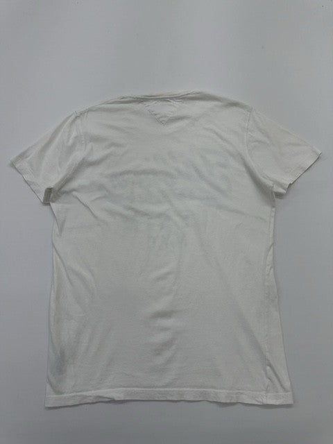 Hilfiger Denim Men's White T-Shirt – Size L, Brand Department Type Style