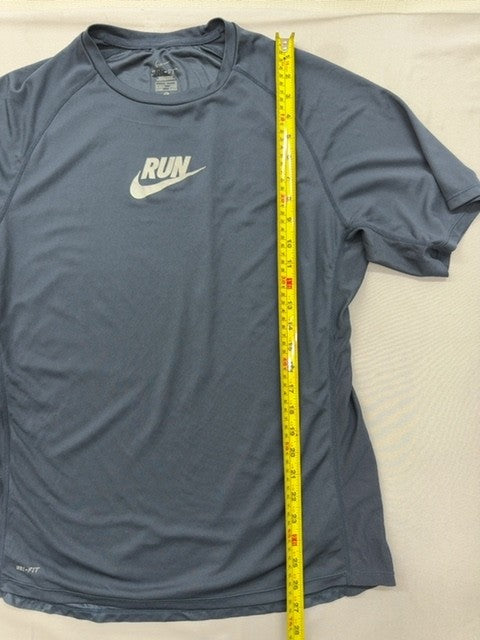 Nike Running Dri-FIT Navy Short Sleeve Men's T-Shirt Regular